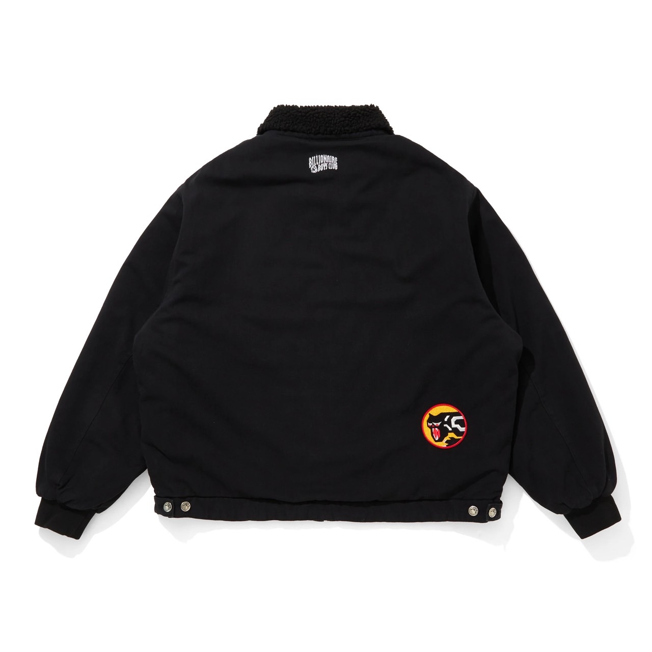 BILLIONAIRE BOYS CLUB [ビリオネアボーイズクラブ] BOA COLLAR ZIP UP JACKET [BLACK] ボア カラージップアップジャケット (ブラック) BDA