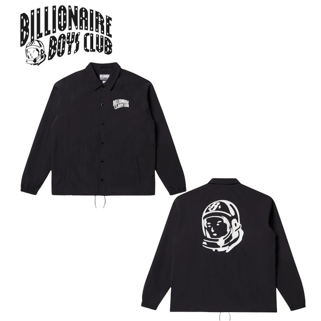 BILLIONAIRE BOYS CLUB [ビリオネアボーイズクラブ] BB COACH JACKET [BLACK] BB コーチジャケット  (ブラック) BDA