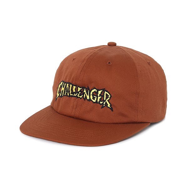 CHALLENGER チャレンジャー クラッシュロゴキャップ 新品 CHALLENGER チャレンジャー CRASH LOGO CAP キャップ (black